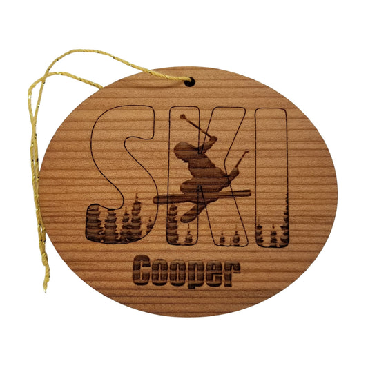 Wholesale Cooper Ski Resort Colorado Ski Ornament - Wood Souvenir - Ski Skiing Skier