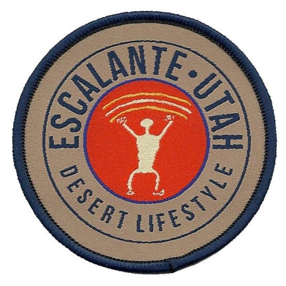 Utah Patch – UT Escalante Desert Lifestyle - Travel Patch – Souvenir Patch – Embellishment Applique –  2.5" Iron On