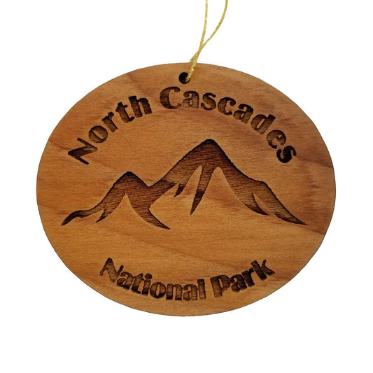 North Cascades Ornament Handmade Wood Ornament North Cascades National Park Washington Souvenir