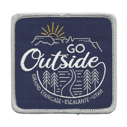 Utah Patch – UT Escalante Grand Staircase - Go Outside Travel Patch – Souvenir Patch – Embellishment Applique –  2.5" Iron On