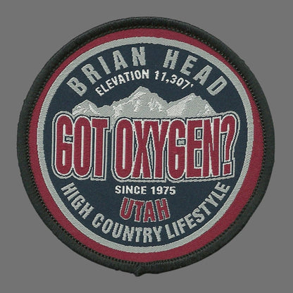 Brian Head Resort Utah Patch – Travel Patch Iron On – UT Souvenir Embellishment Applique – Travel Gift 3″ Ski Snowboard Biking