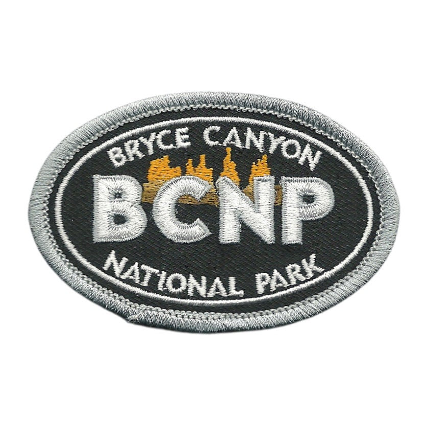 Bryce Canyon National Park – BCNP Utah Travel Patch Iron On – UT Souvenir Patch – Embellishment Applique – 3″ Badge Accessory