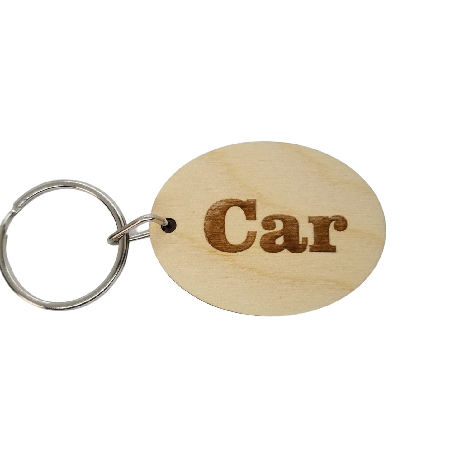 Car Wood Keychain Key Ring Keychain Gift - Key Chain Key Tag Key Ring Key Fob - Car Text Key Marker