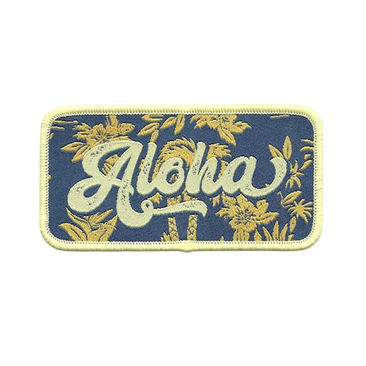 Aloha Patch - Hawaii Patch – HI Souvenir Travel Patch – Iron On – Applique 3.75"" Island Embellishment Souvenir