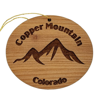 Wholesale Copper Mountain Colorado Mountains Ornament Handmade Wood Souvenir