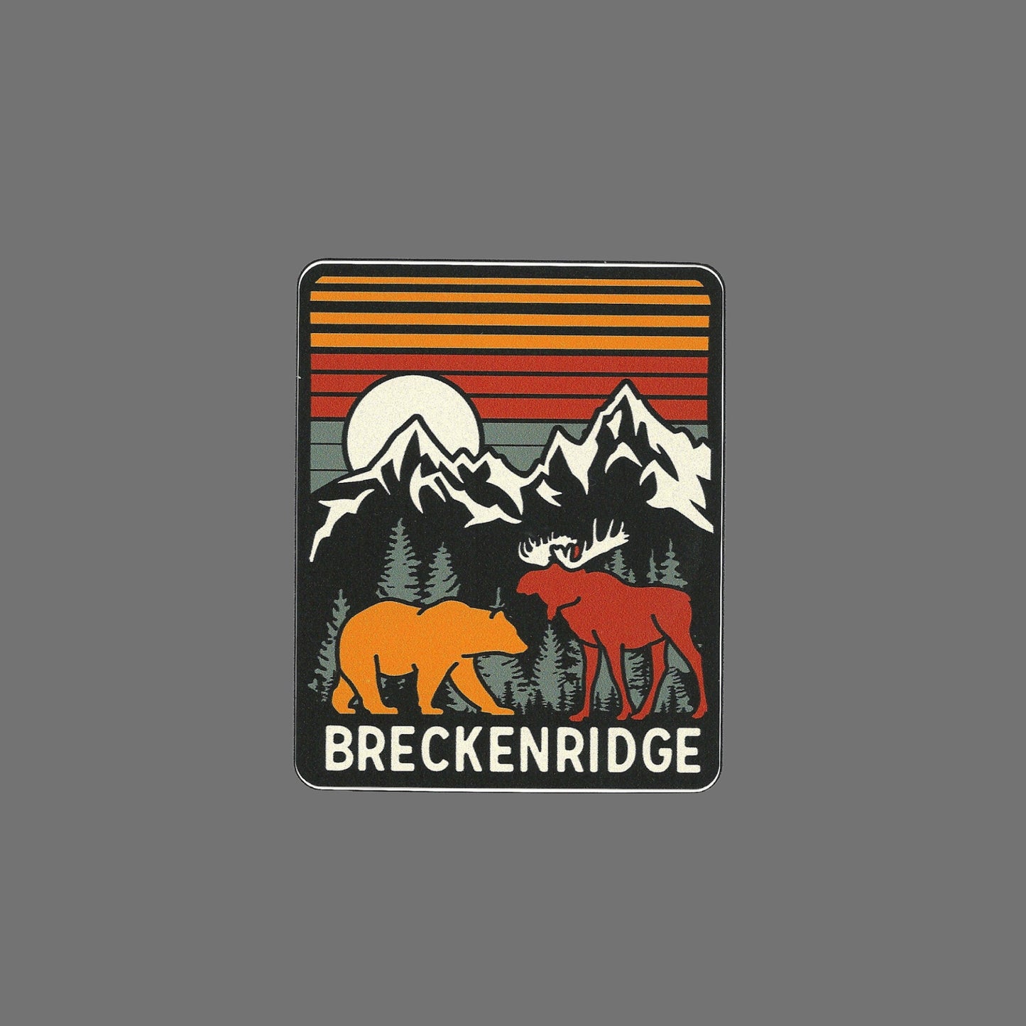 Breckenridge Decal – Colorado Decal - CO Travel Sticker – Souvenir Sticker – Travel Gift 4.25" Made in USA Kiss Cut Breckenridge Ski Resort