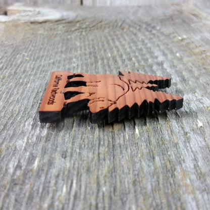 California Redwoods Bear Tree Wood Refrigerator Magnet Souvenir Made in USA - 4002