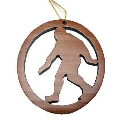 Bigfoot Christmas Ornament Wood Souvenir - 1054
