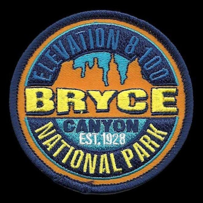 Utah Patch - Bryce Canyon National Park - Travel Patch Iron On - 3"