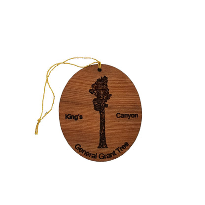 Wholesale General Grant Tree King's Canyon National Park Wood Ornament Souvenir