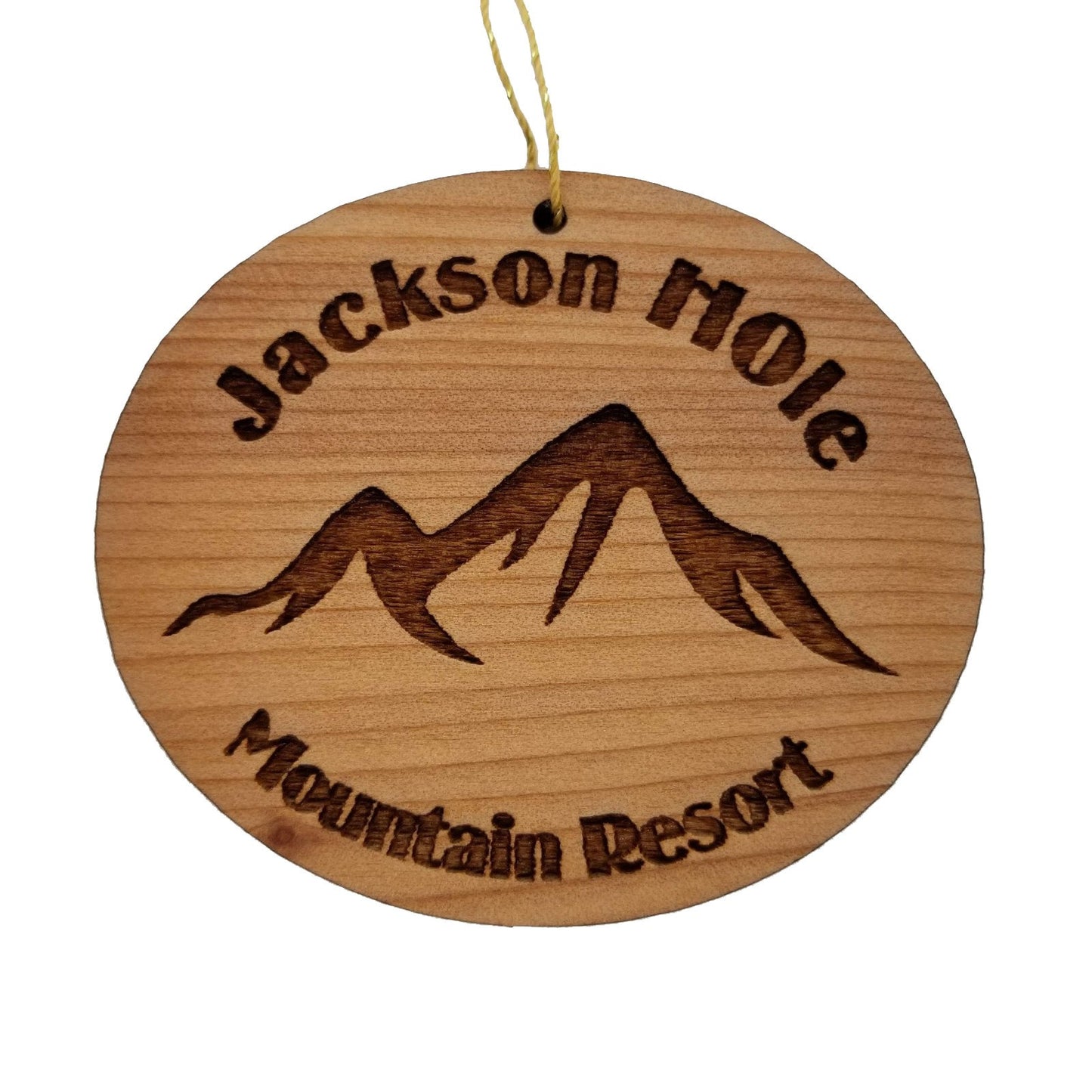 Wholesale Jackson Hole Ornament Wood Jackson Hole Mountain Resort Souvenir Wyoming