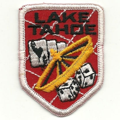 Nevada Patch - Lake Tahoe California Gambling Souvenir Sew On Badge Emblem