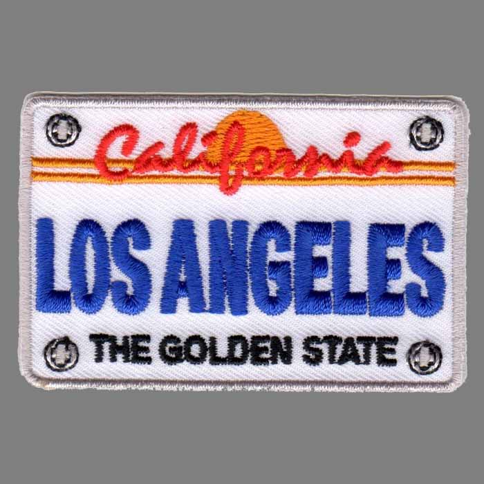LOS ANGELES License Plate Patch - 4608