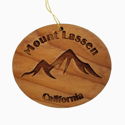 Wholesale Mount Lassen Ornament Mountains Wood California Souvenir