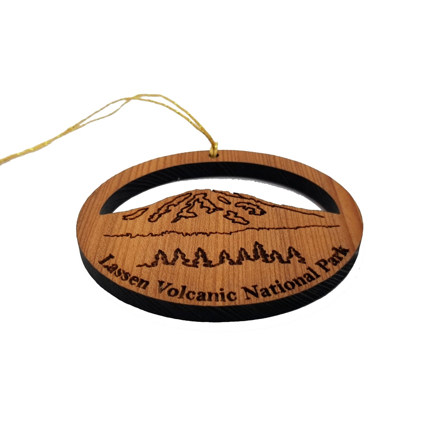 Wholesale Mt Lassen Volcanic National Park Souvenir - Wood Christmas Ornament