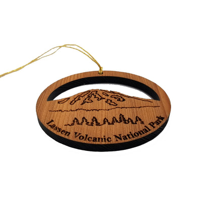 Wholesale Mt Lassen Volcanic National Park Souvenir - Wood Christmas Ornament