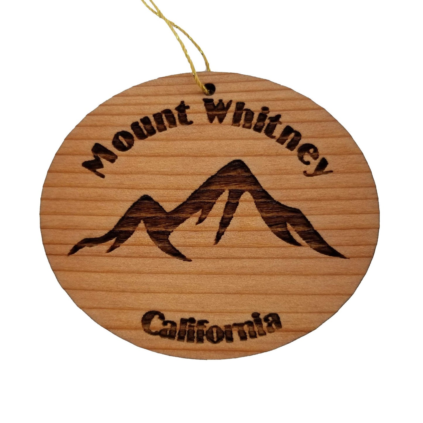 Wholesale Mount Whitney Ornament Wood Mt Whitney California Souvenir CA Mountains