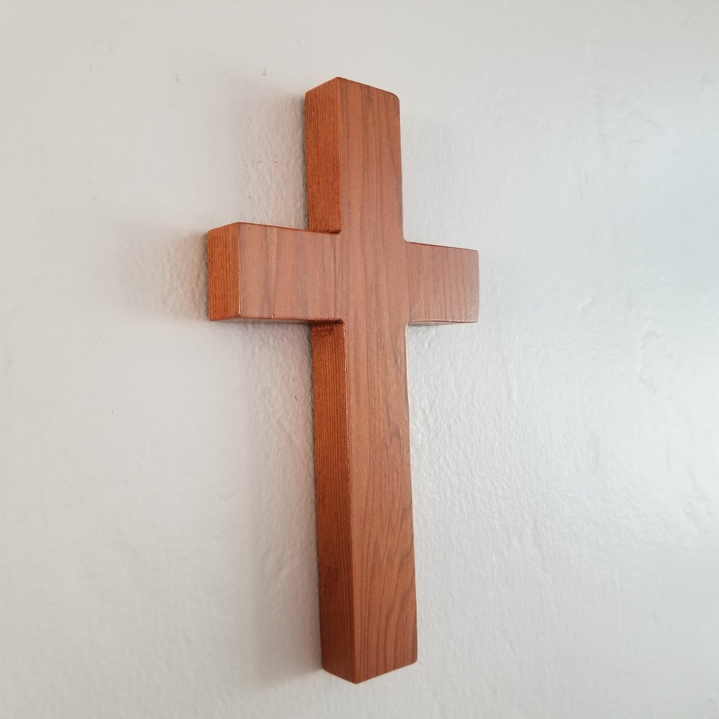 Wood Wall Cross - Wooden Cross - Redwood Cross - Cross 7 Inch - 3149 ASST
