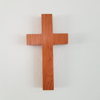 Wood Wall Cross - Wooden Cross - Redwood Cross - Cross 7 Inch - 3149 ASST