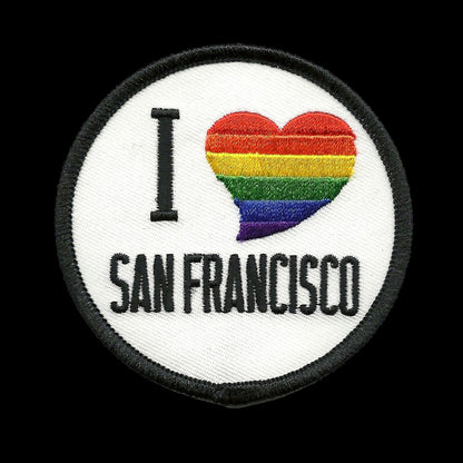San Francisco - I Love Heart SF - Souvenir Patch 2.5 Inch - 10145