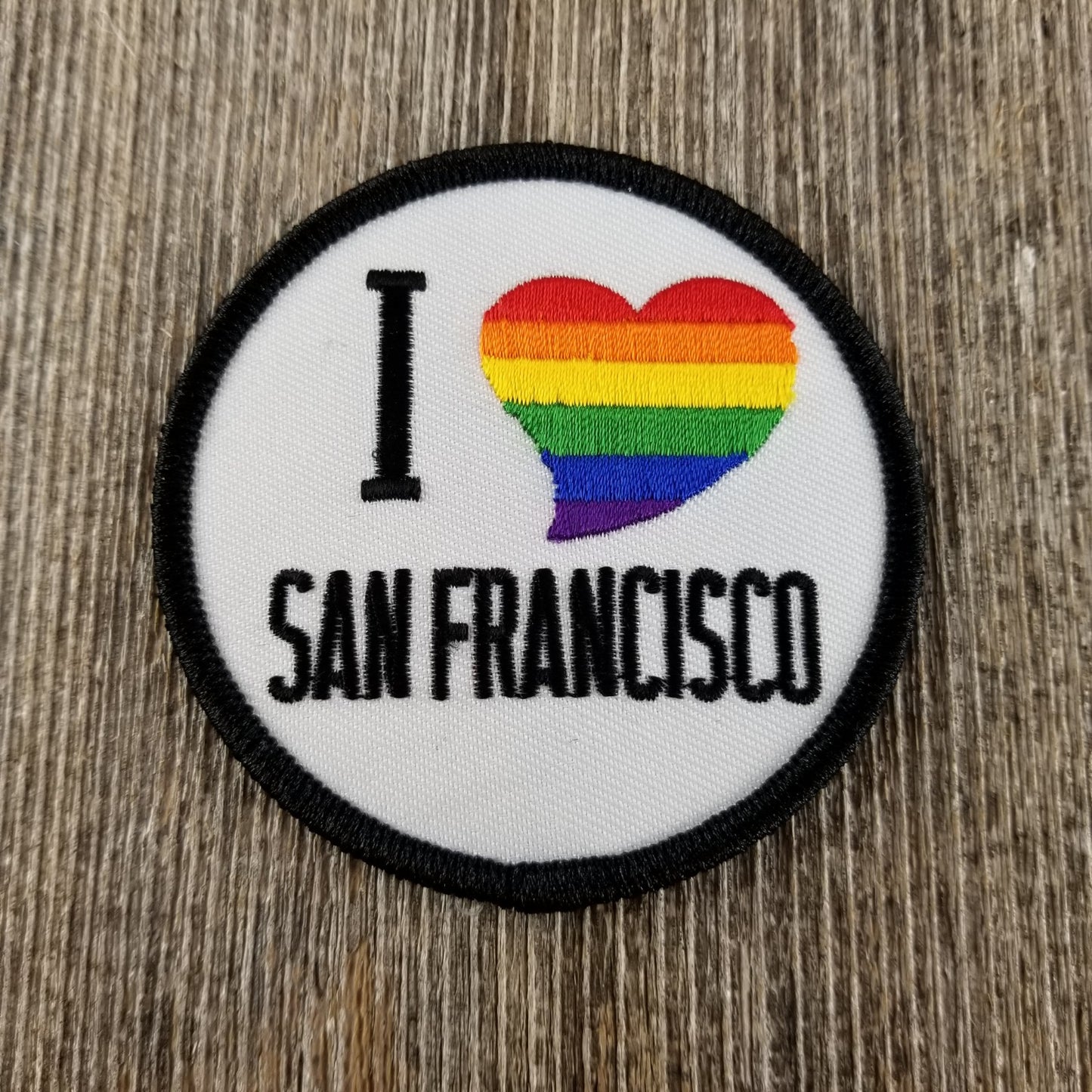 San Francisco - I Love Heart SF - Souvenir Patch 2.5 Inch - 10145