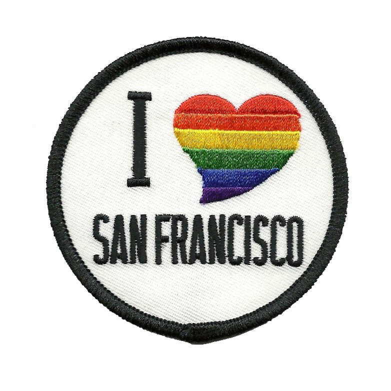 San Francisco - I Love Heart SF - Souvenir Patch 2.5 Inch - 10145