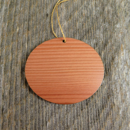 San Diego California Skyline Christmas Ornament California Laser Cut Handmade Wood Ornament Made in USA