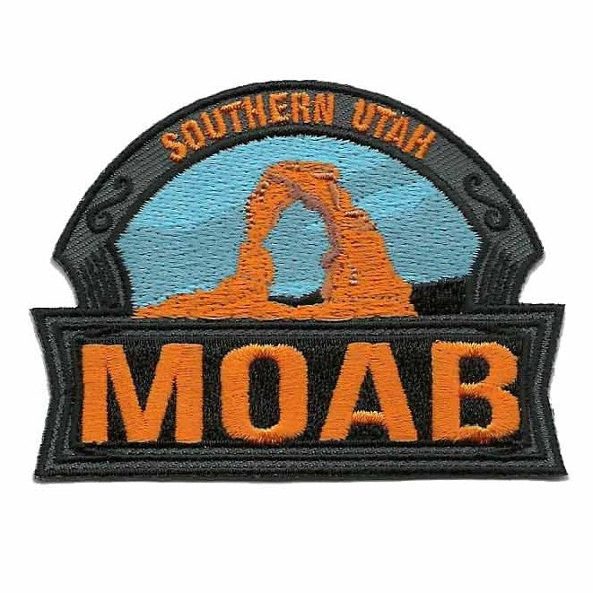 Southern Utah Patch - Moab UT - Arches National Park - Travel Patch Iron On - UT Souvenir Patch 3"