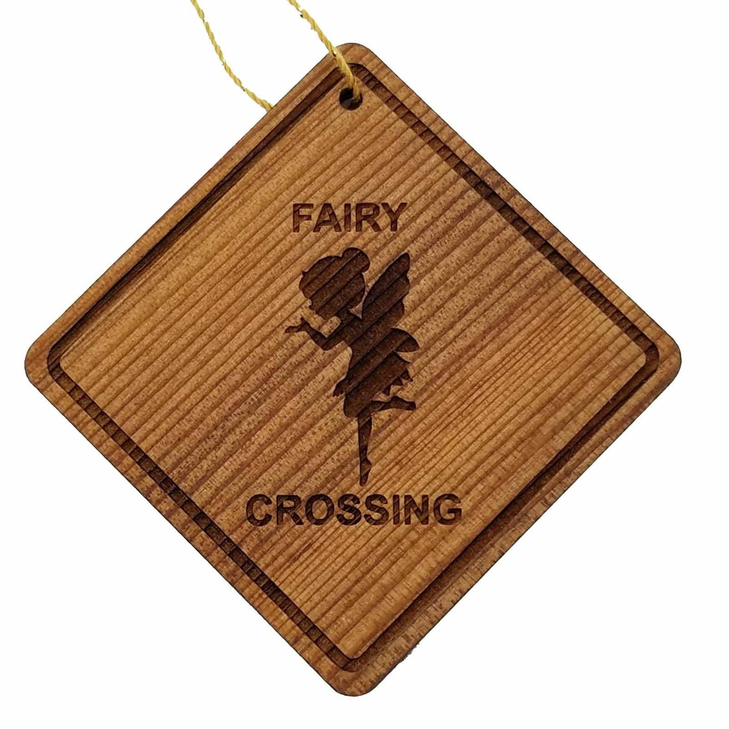 Wholesale Fairy Crossing Ornament - Fairy Ornament - Wood Souvenir