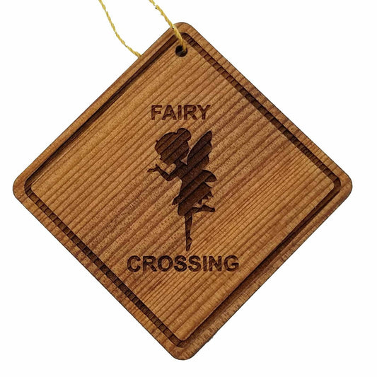 Wholesale Fairy Crossing Ornament - Fairy Ornament - Wood Souvenir