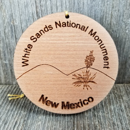 White Sands National Monument Christmas Ornament NM