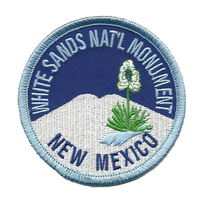 Vintage White Sands National Monument Iron on Patch New Mexico Souvenir - 10035