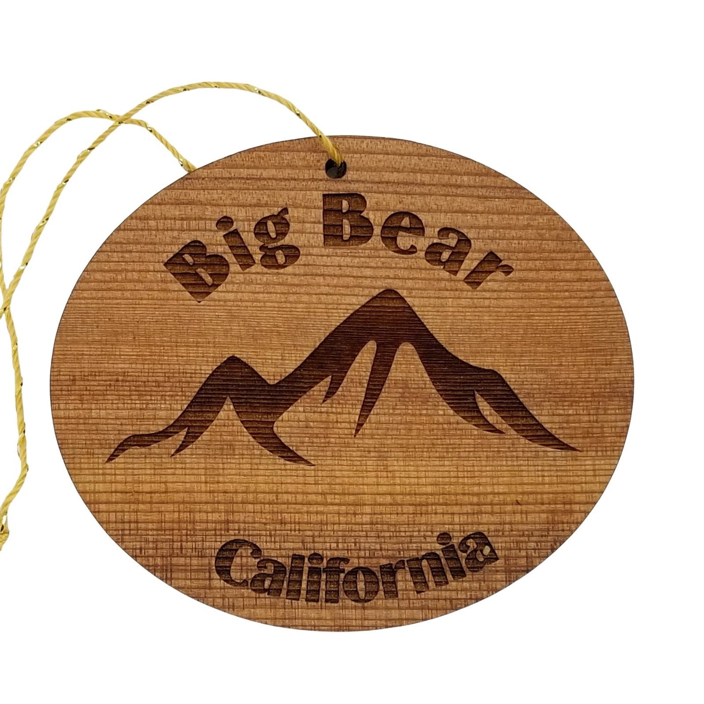 Wholesale Big Bear Ornament California Mountains Handmade Wood Souvenir