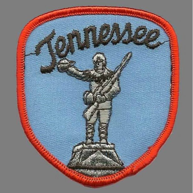 Tennessee Patch – TN Souvenir – Tennessee Statue Travel Vintage