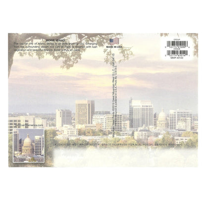 Boise Idaho Postcard 4x6 City Skyline Buildings - Great for Crafting - Decoupage - Scrapbooking Supply