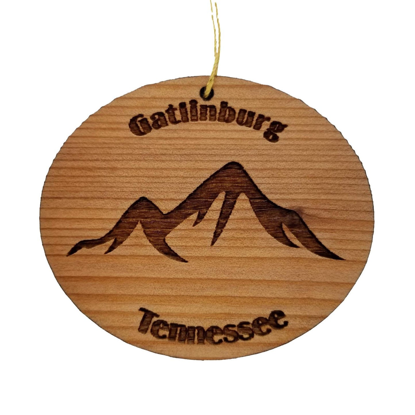 Wholesale Gatlinburg Tennessee Ornament - Wood TN Souvenir - Smoky Mountains