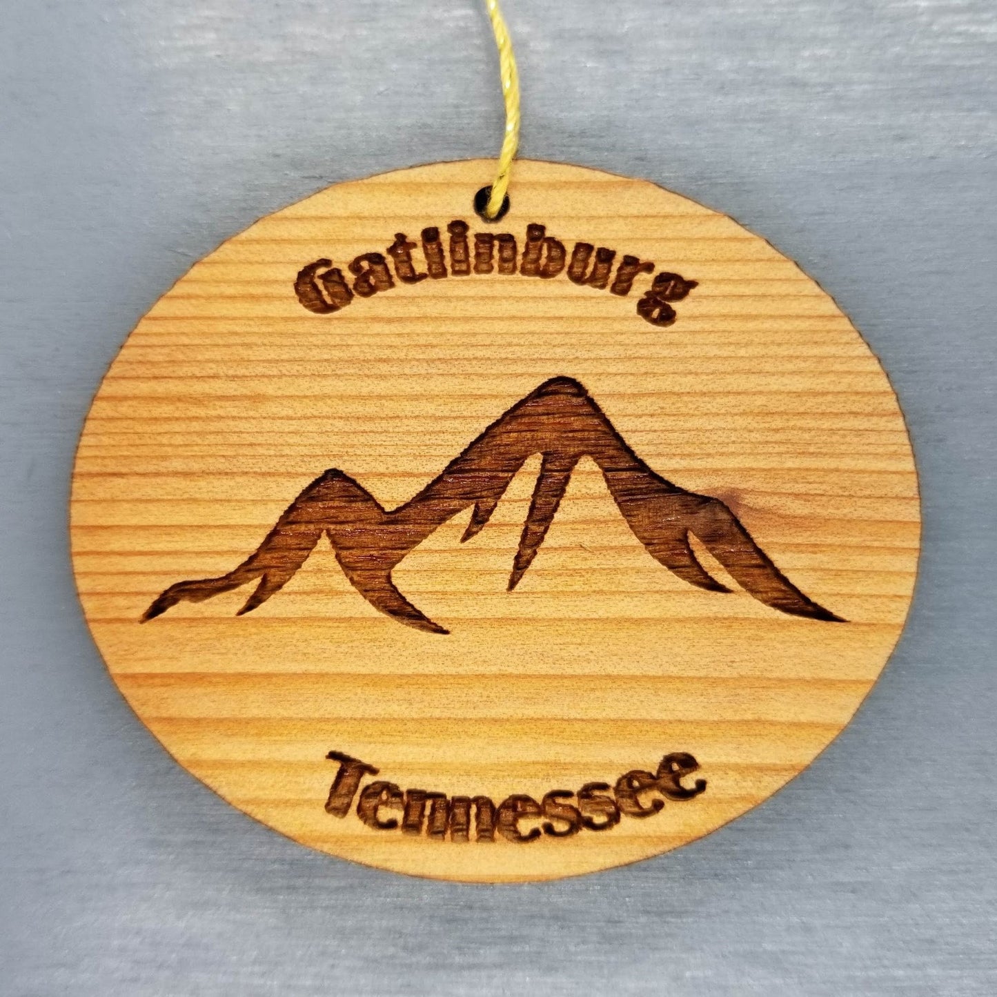 Wholesale Gatlinburg Tennessee Ornament - Wood TN Souvenir - Smoky Mountains