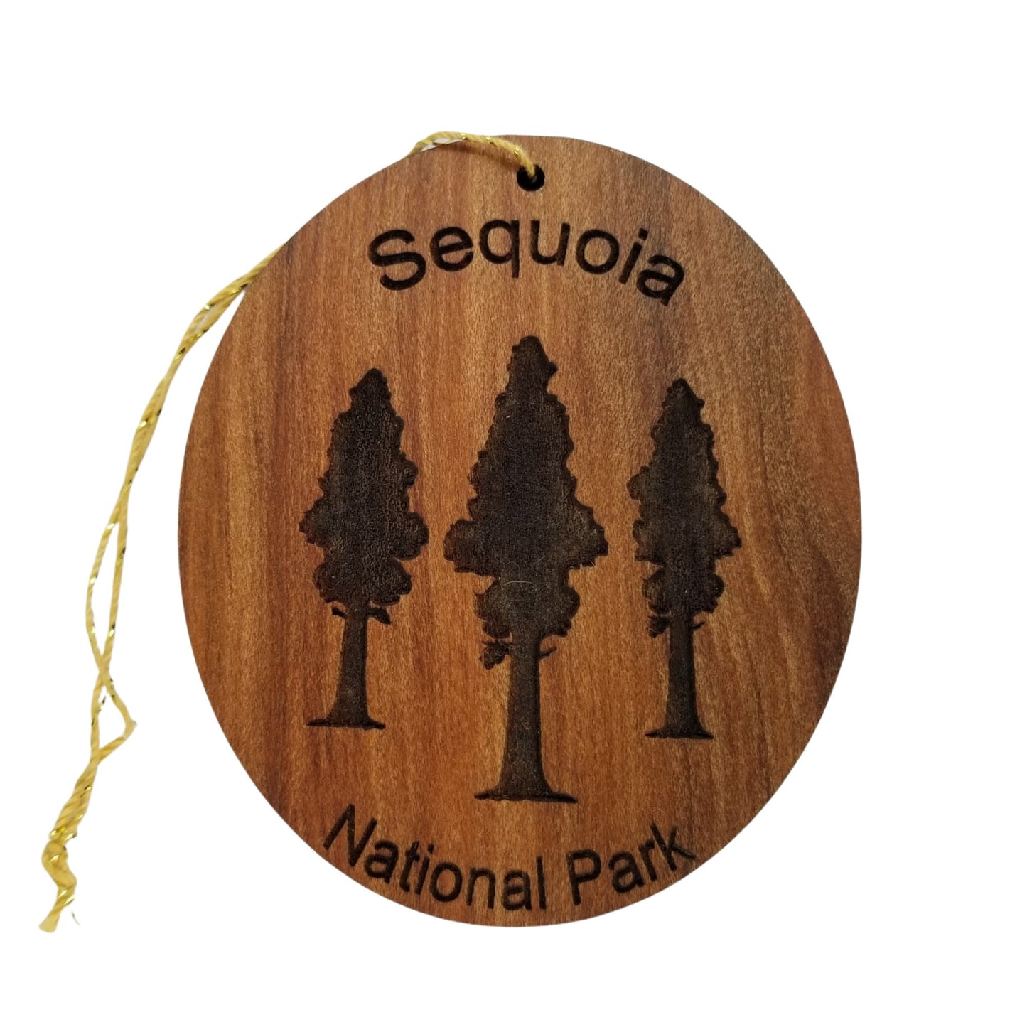 Wholesale Sequoia National Park Ornament - Forest Trees Christmas - 3 Giant Sequoias Wood Souvenir