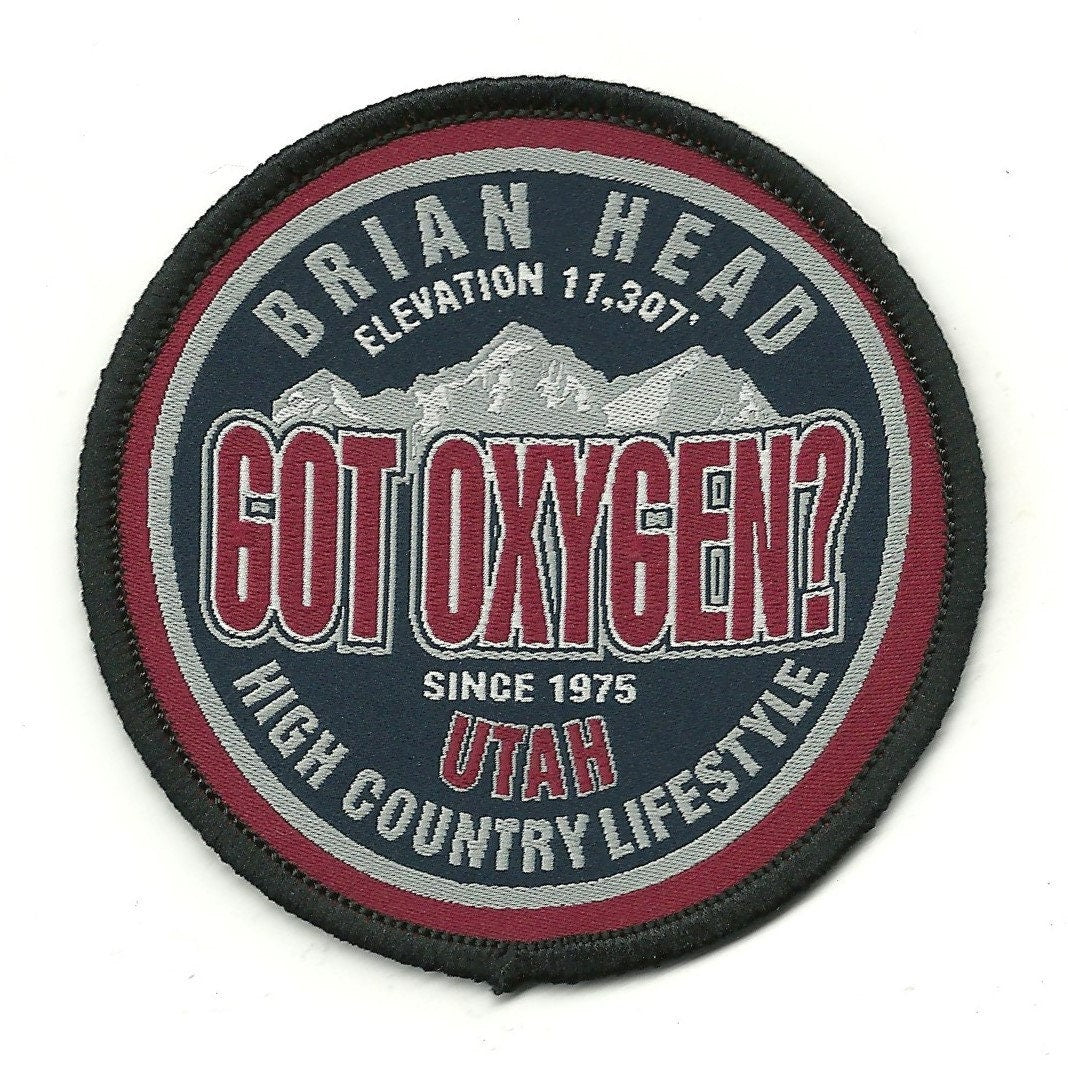 Brian Head Resort Utah Patch – Travel Patch Iron On – UT Souvenir Embellishment Applique – Travel Gift 3″ Ski Snowboard Biking