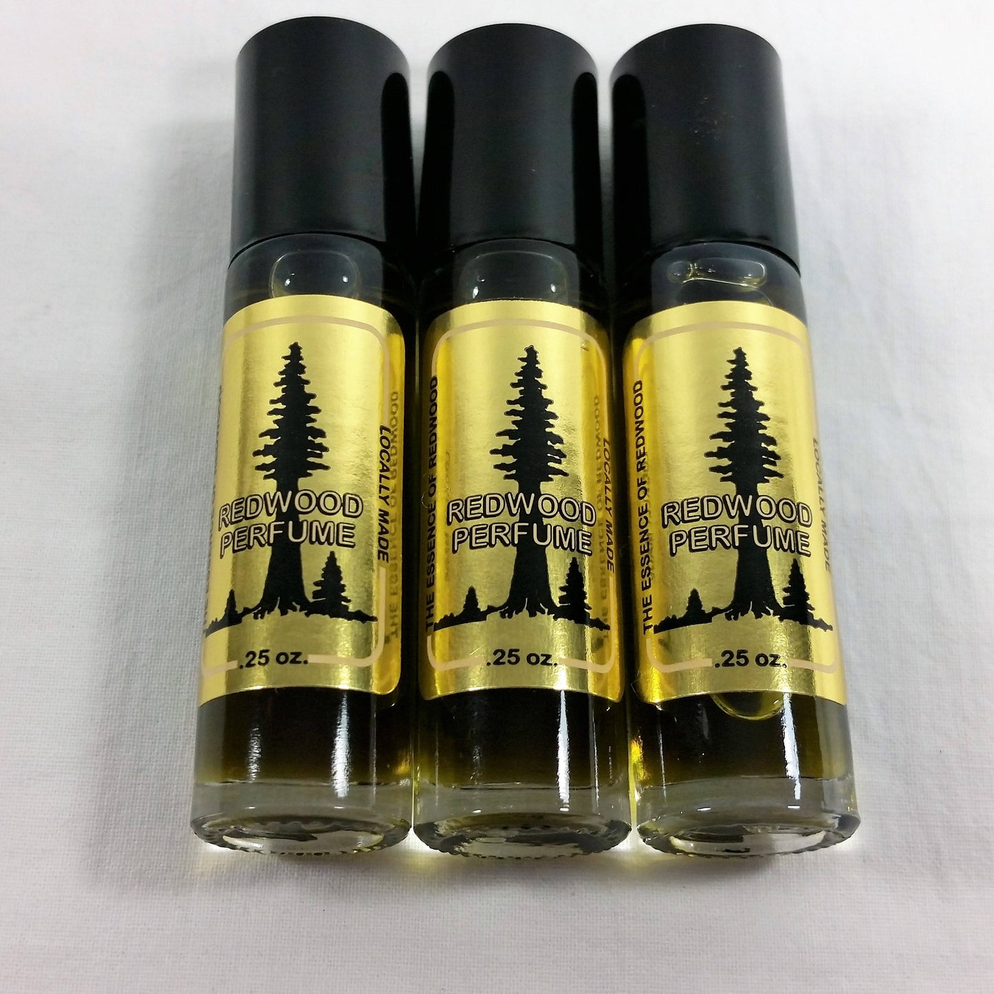 California Redwood Perfume Rollerball .33 oz. Redwood Tree Needles Woodsy Scent