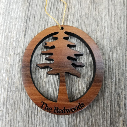 Wholesale Redwood Tree The Redwoods Wood Christmas Ornament Souvenir