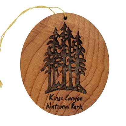 Wholesale Kings Canyon National Park Wood Ornament California Sequoia Gigantea Giant Trees Souvenir