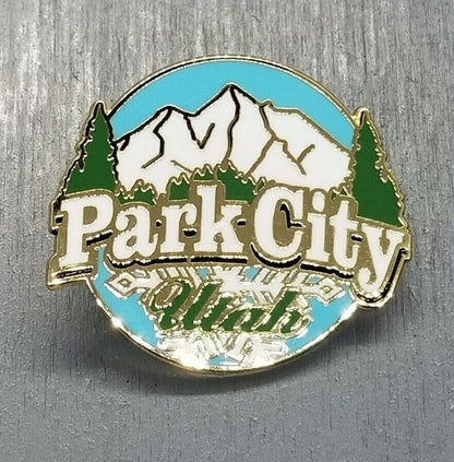 Utah Pin - Park City UT Souvenir Hat Pin Lapel Pin Ski Resort Travel Pin