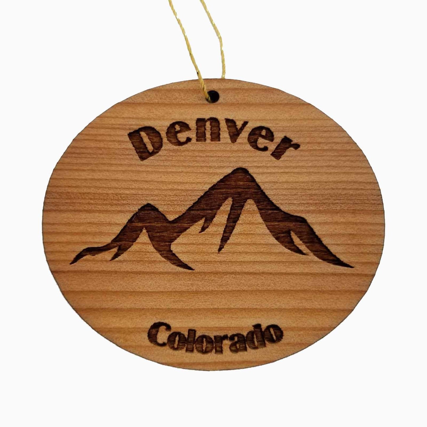 Wholesale Denver Colorado Ornament Wood CO Souvenir Mountains