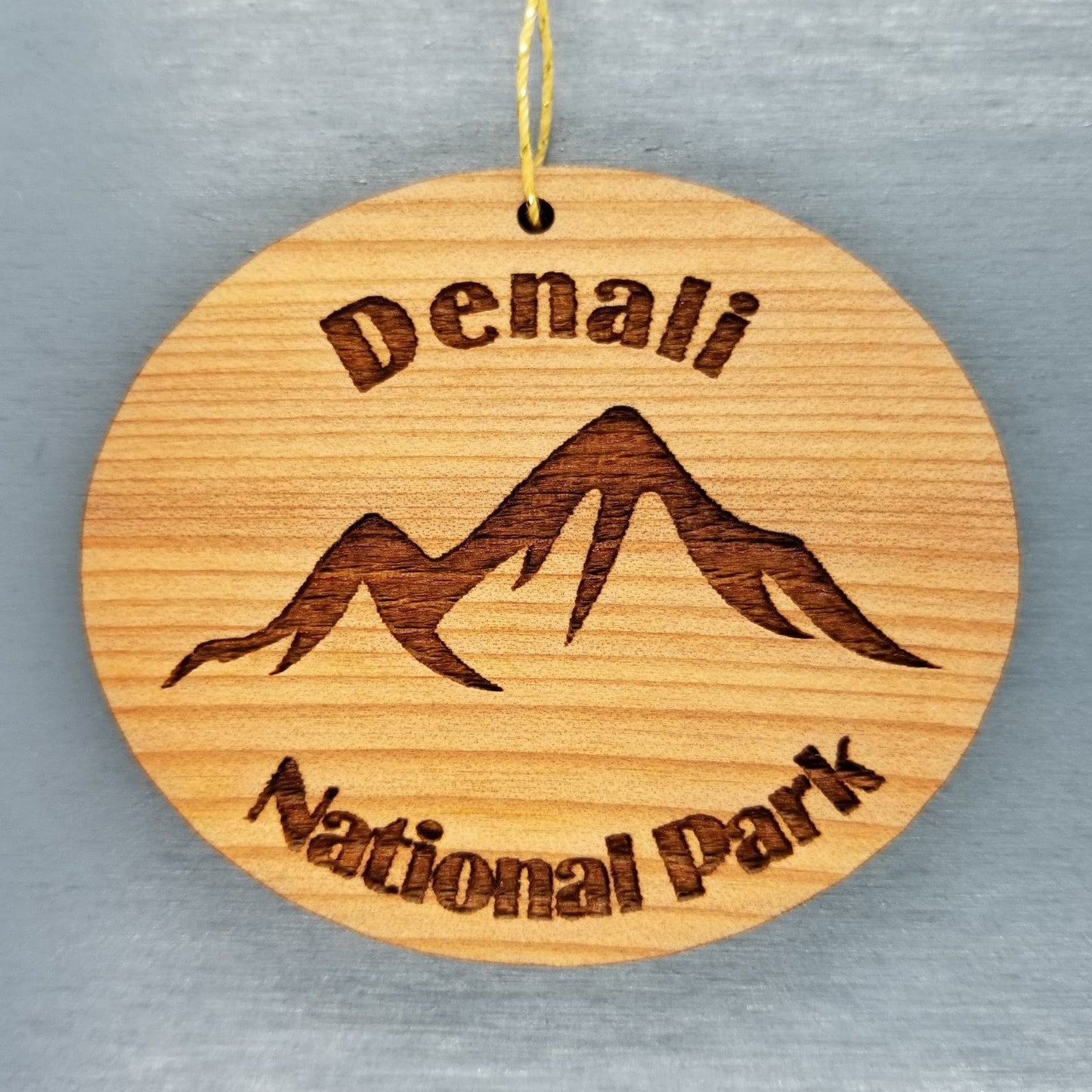 Wholesale Denali Alaska Ornament Wood Denali National Park Souvenir AK